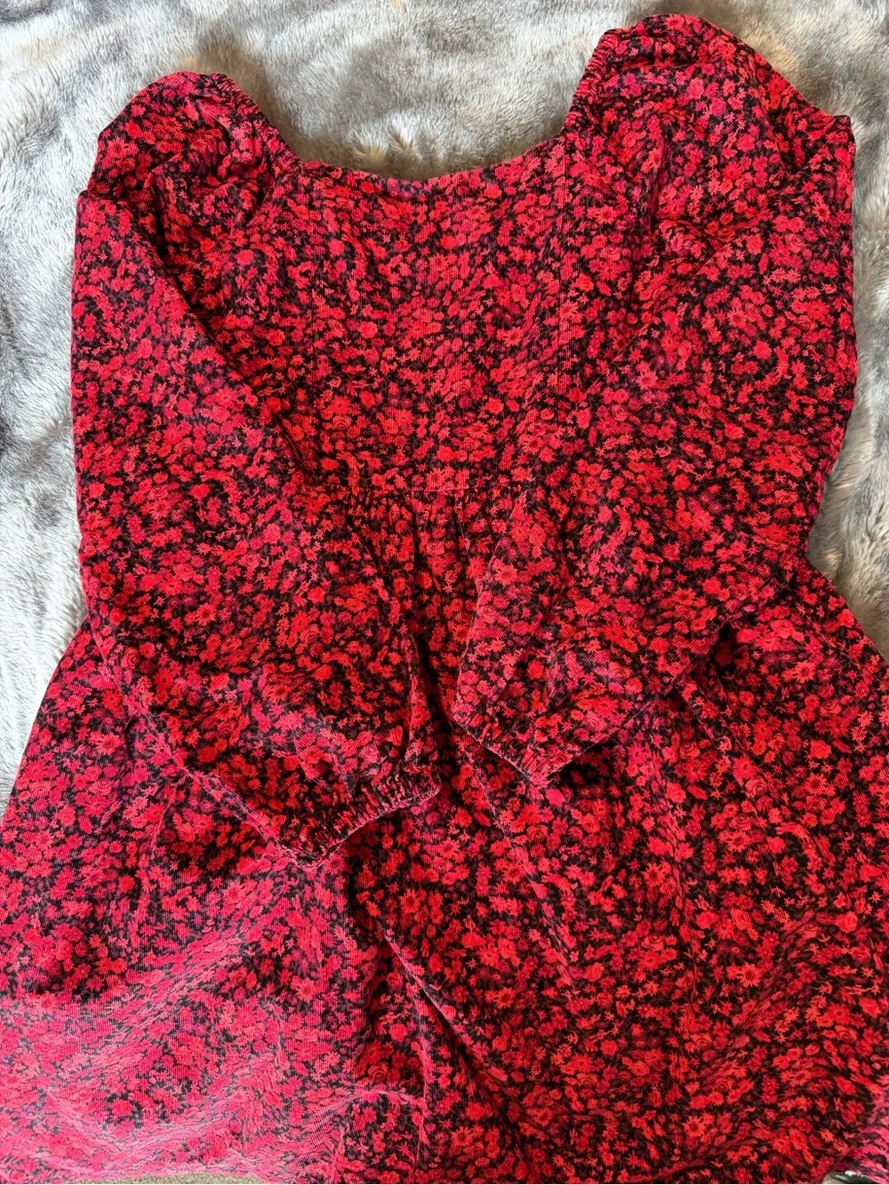 GAP Kids girls floral corduroy dress